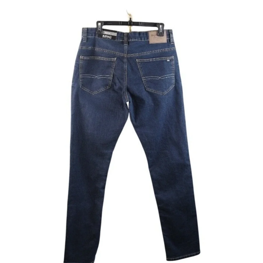 Buffalo David Bitton Ash Slim Fit Jeans Mens 32x32 Dark Wash Denim BPMD22009 NEW